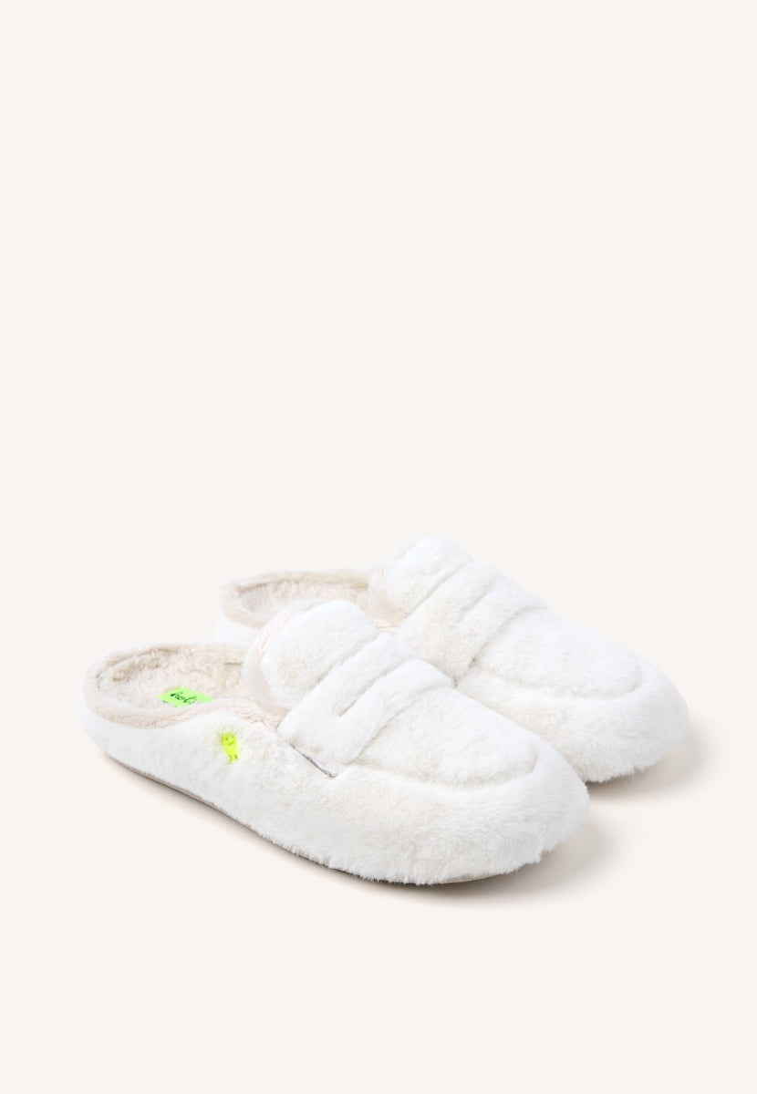 PANTOUFLES TYPE MOCASSIN MICROFIBRE HARRIETA