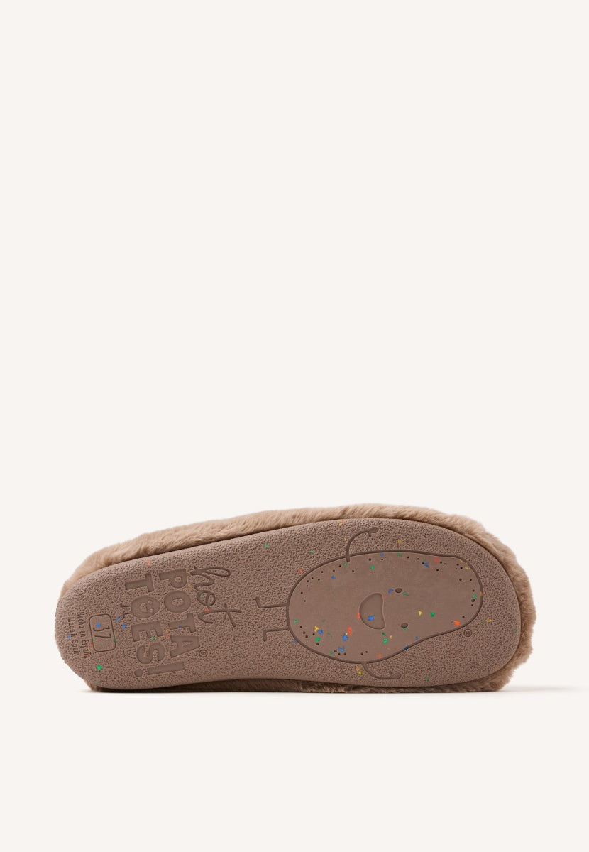 PANTOUFLES TYPE MOCASSIN MICROFIBRE HARRIETA