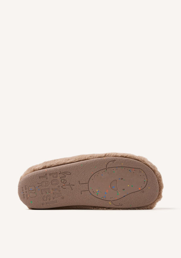 PANTOUFLES TYPE MOCASSIN MICROFIBRE HARRIETA