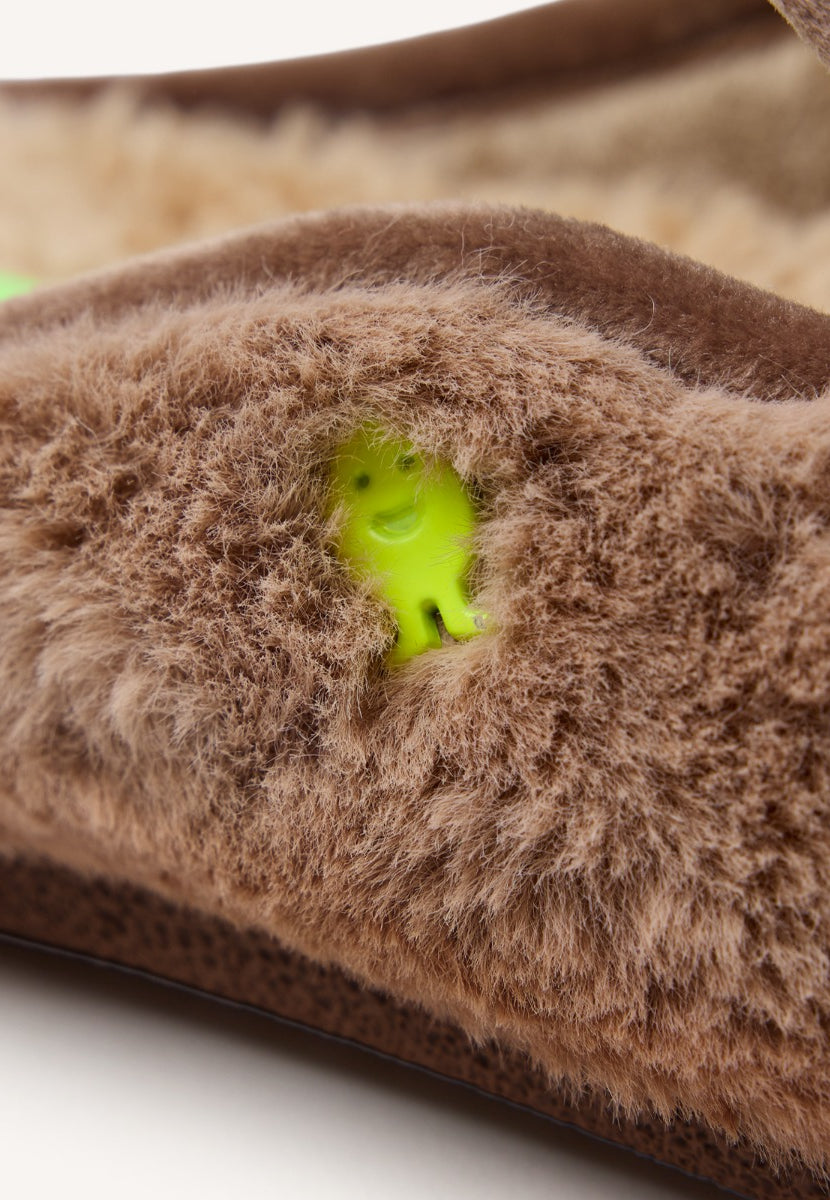 PANTOUFLES TYPE MOCASSIN MICROFIBRE HARRIETA