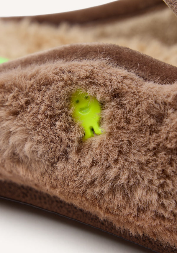 PANTOUFLES TYPE MOCASSIN MICROFIBRE HARRIETA