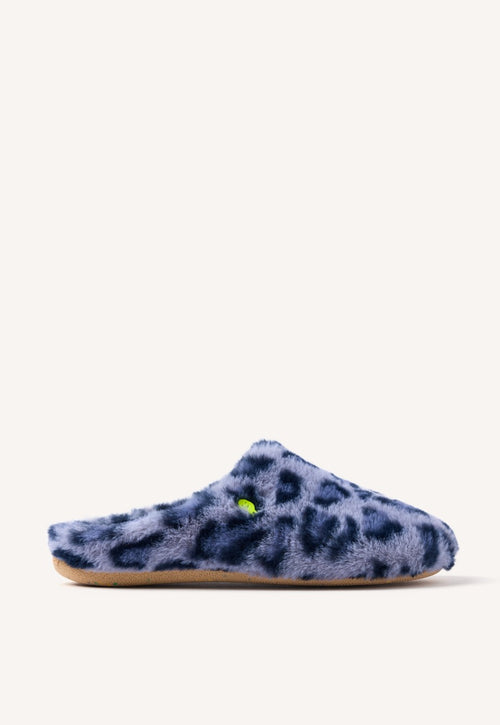 ANIMAL PRINT FUR HOUSE SLIPPERS AUDUBON