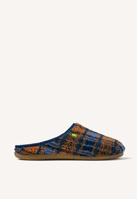 ZAPATILLAS DE CASA PELO BORREGUITO CUADROS GARVIN
