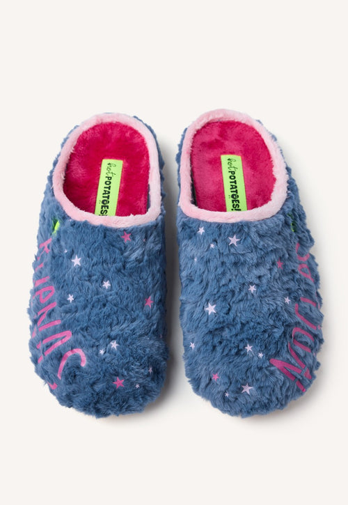ZAPATILLAS DE CASA PELO ESTRELLAS VINING 