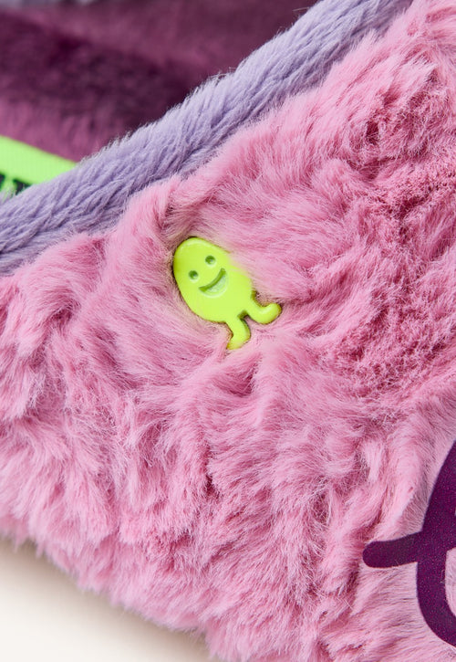 FUR HOUSE SLIPPERS PHRASE LUPTON