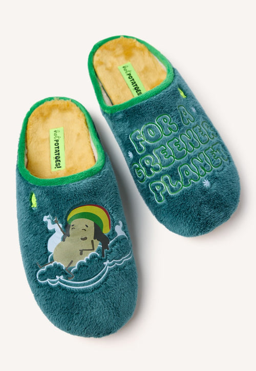 FUR HOUSE SLIPPERS DRAWING AND PHRASE SHAKOPEE