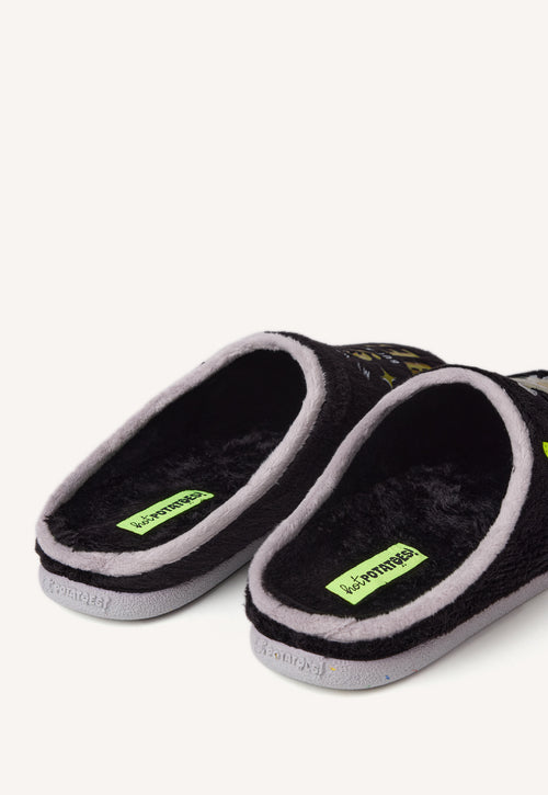 FUR HOUSE SLIPPERS DRAWING AND PHRASE RUTLEDGE