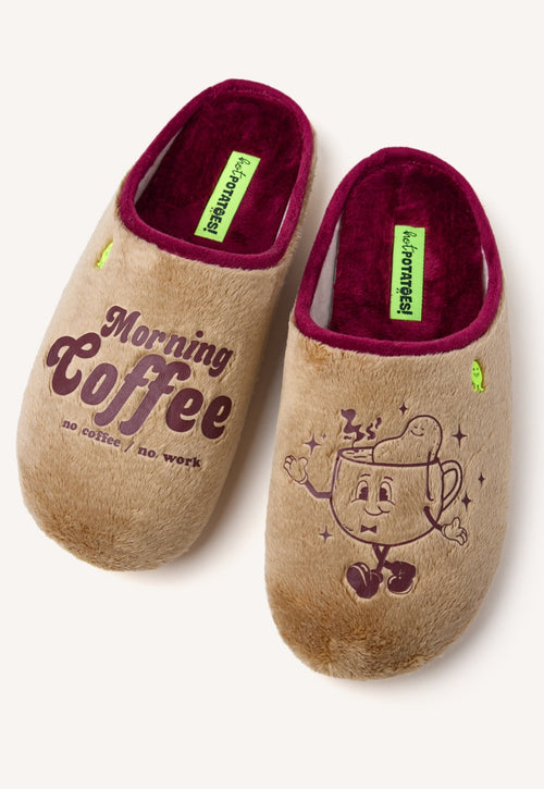 FUR HOUSE SLIPPERS DRAWING AND PHRASE PINCKNEY