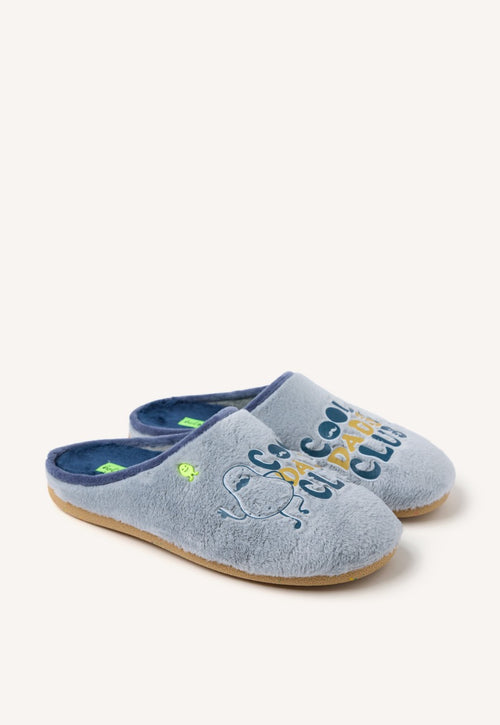 FUR HOUSE SLIPPERS PHRASE PERLEY