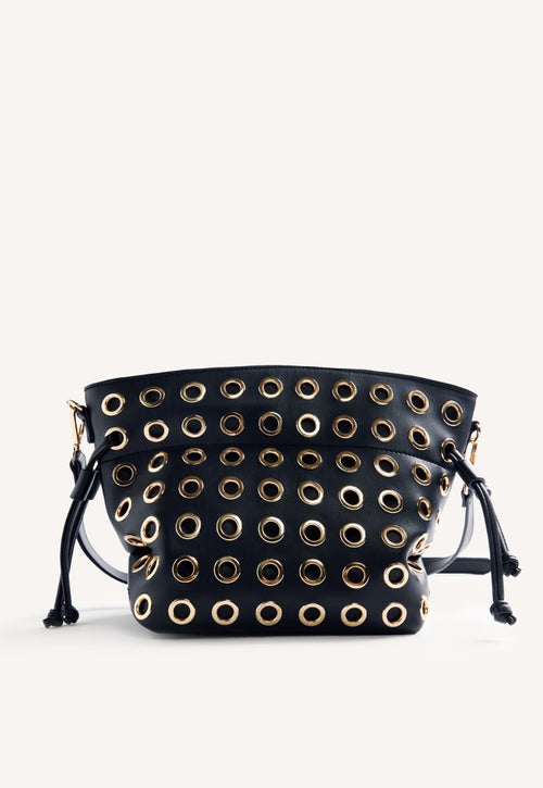 EYELET BUCKET BAG WAUBUN