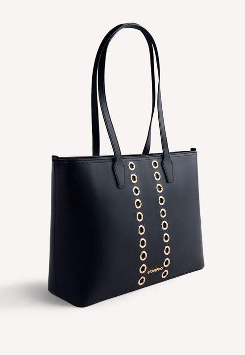 EYELET SHOPPER BAG EFFIE