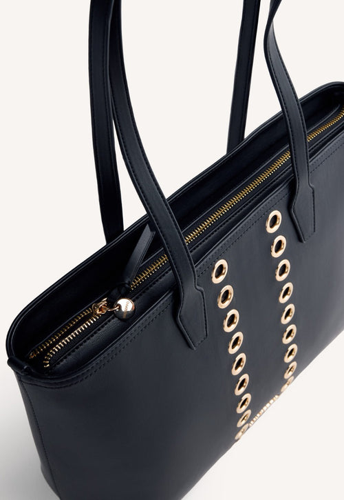 EYELET SHOPPER BAG EFFIE