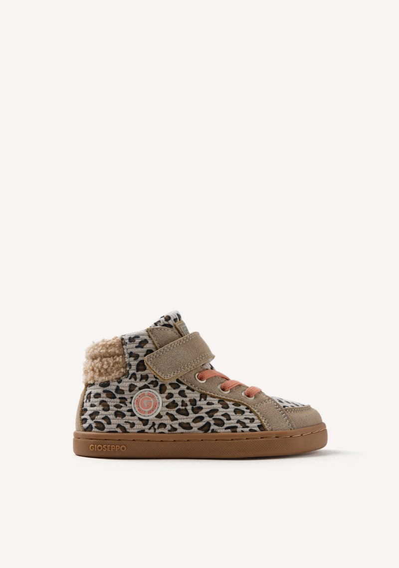 GIOSEPPO BAREFOOT - ZAPATILLAS BOTÍN PANA ESTAMPADO ANIMAL AMIRET