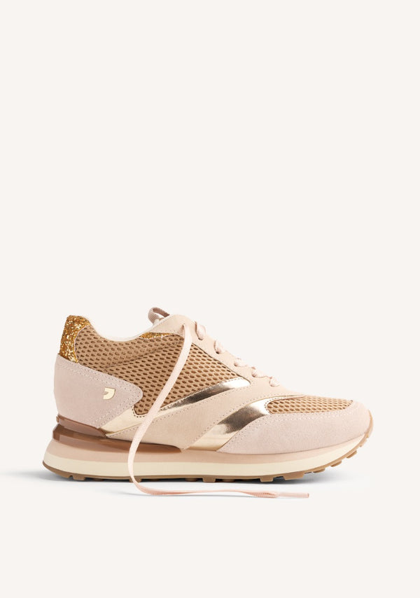 ZAPATILLAS PIEL Y REJILLA CUÑA KEEWATIN