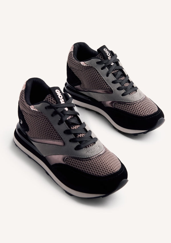 ZAPATILLAS PIEL Y REJILLA CUÑA KEEWATIN