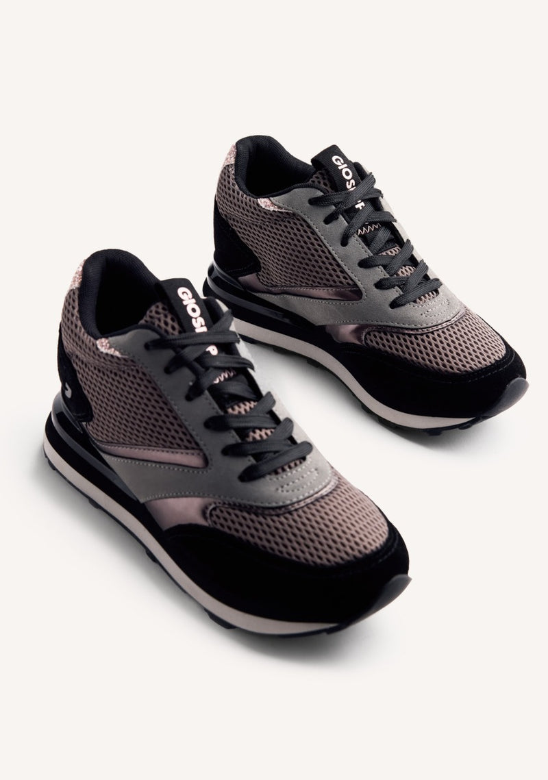 ZAPATILLAS PIEL Y REJILLA CUÑA KEEWATIN