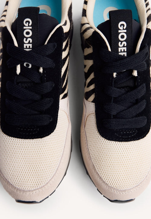 ANIMAL PRINT LEATHER SNEAKERS CHESANING