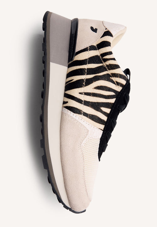 ANIMAL PRINT LEATHER SNEAKERS CHESANING