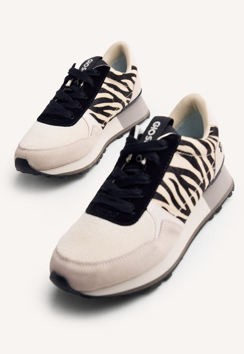 ANIMAL PRINT LEATHER SNEAKERS CHESANING