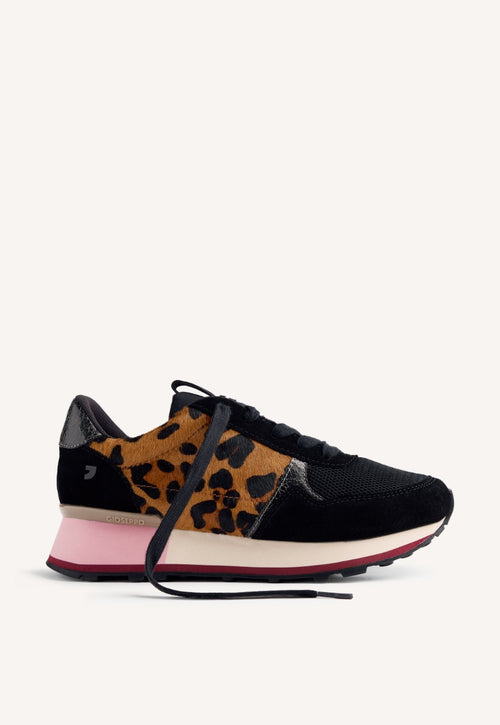 ANIMAL PRINT LEATHER SNEAKERS CHESANING