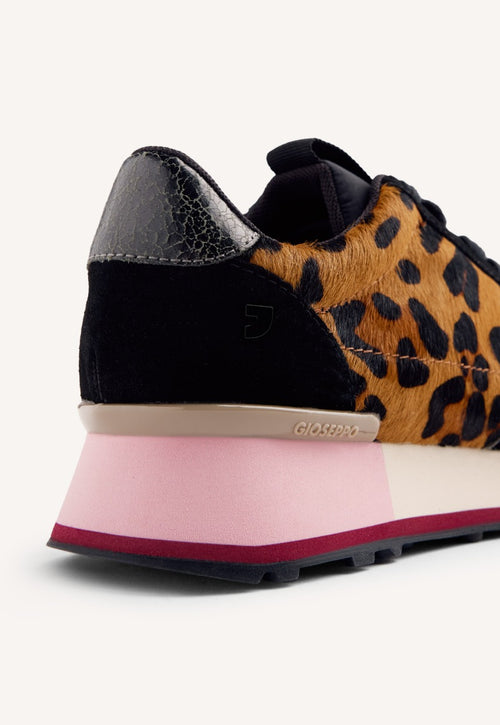 ANIMAL PRINT LEATHER SNEAKERS CHESANING