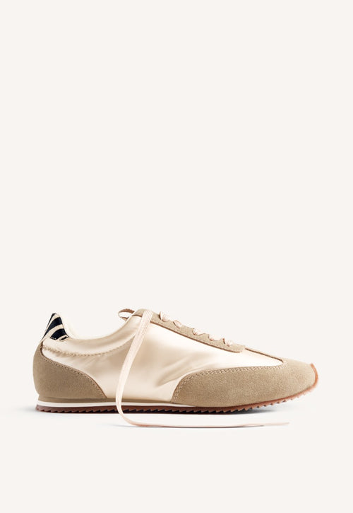 METALLIC LEATHER SNEAKERS PALISADE