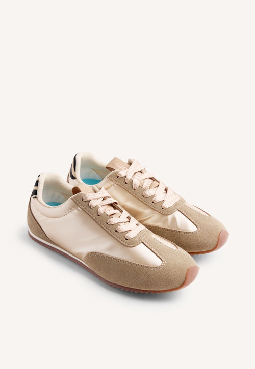 METALLIC LEATHER SNEAKERS PALISADE