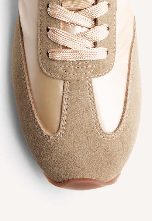 METALLIC LEATHER SNEAKERS PALISADE