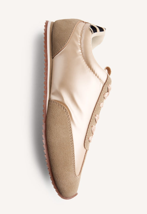 METALLIC LEATHER SNEAKERS PALISADE