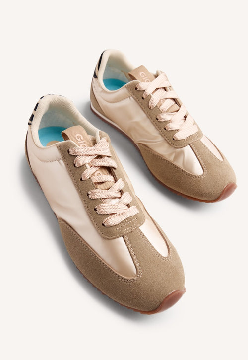 METALLIC LEATHER SNEAKERS PALISADE