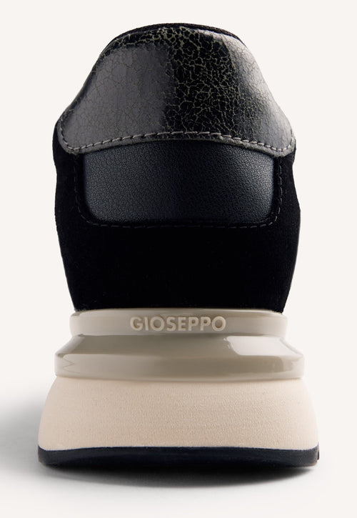 WEDGE ANIMAL PRINT LEATHER SNEAKERS BARODA