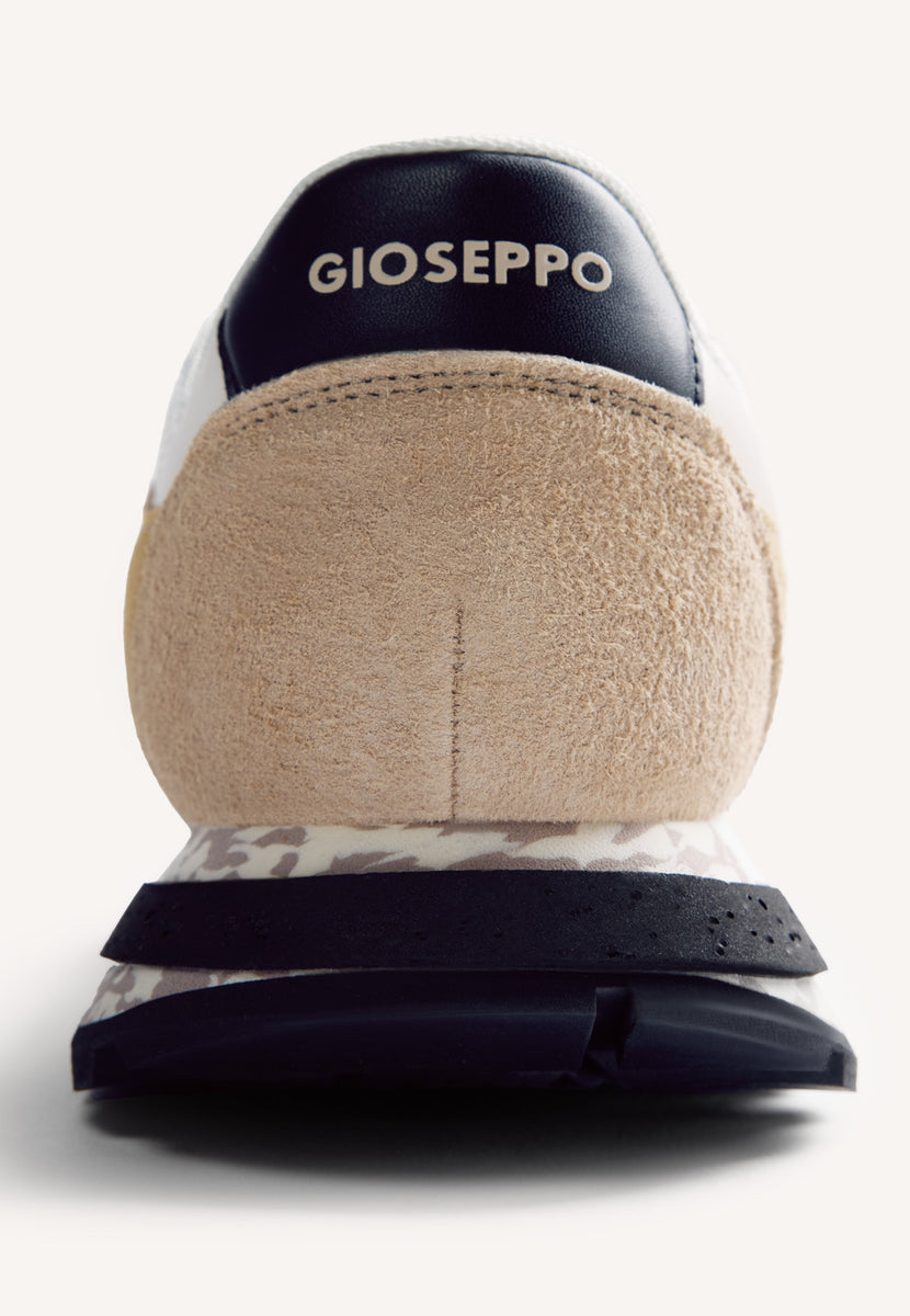 LEATHER AND MESH SNEAKERS DUNDAS