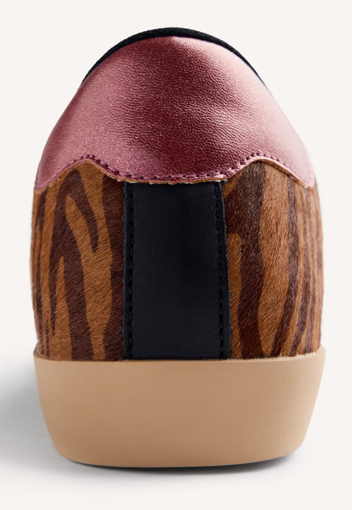 LEATHER AND SHINE WEDGE SNEAKERS FALKIRK