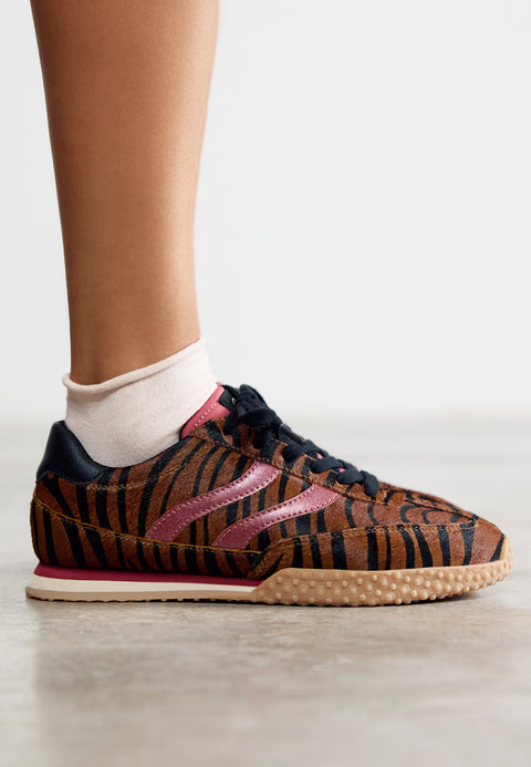 ZAPATILLAS PIEL ESTAMPADO ANIMAL HALSTAD