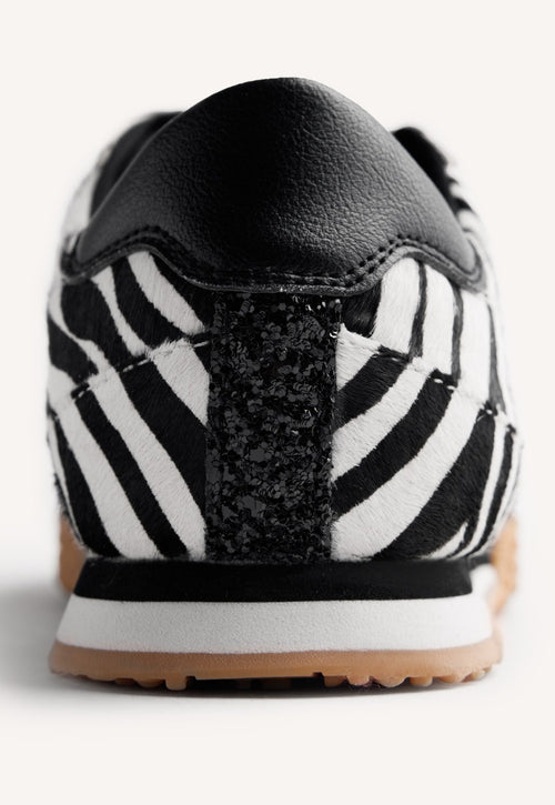 ANIMAL PRINT LEATHER SNEAKERS HALSTAD