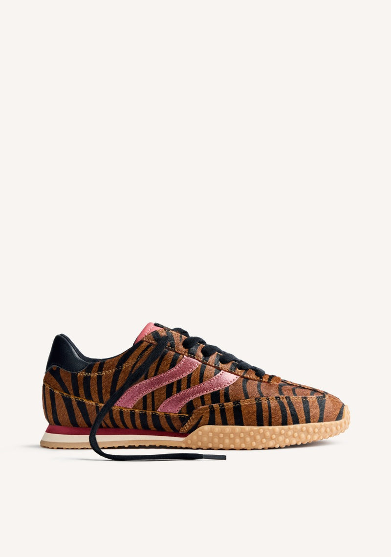 ZAPATILLAS PIEL ESTAMPADO ANIMAL HALSTAD