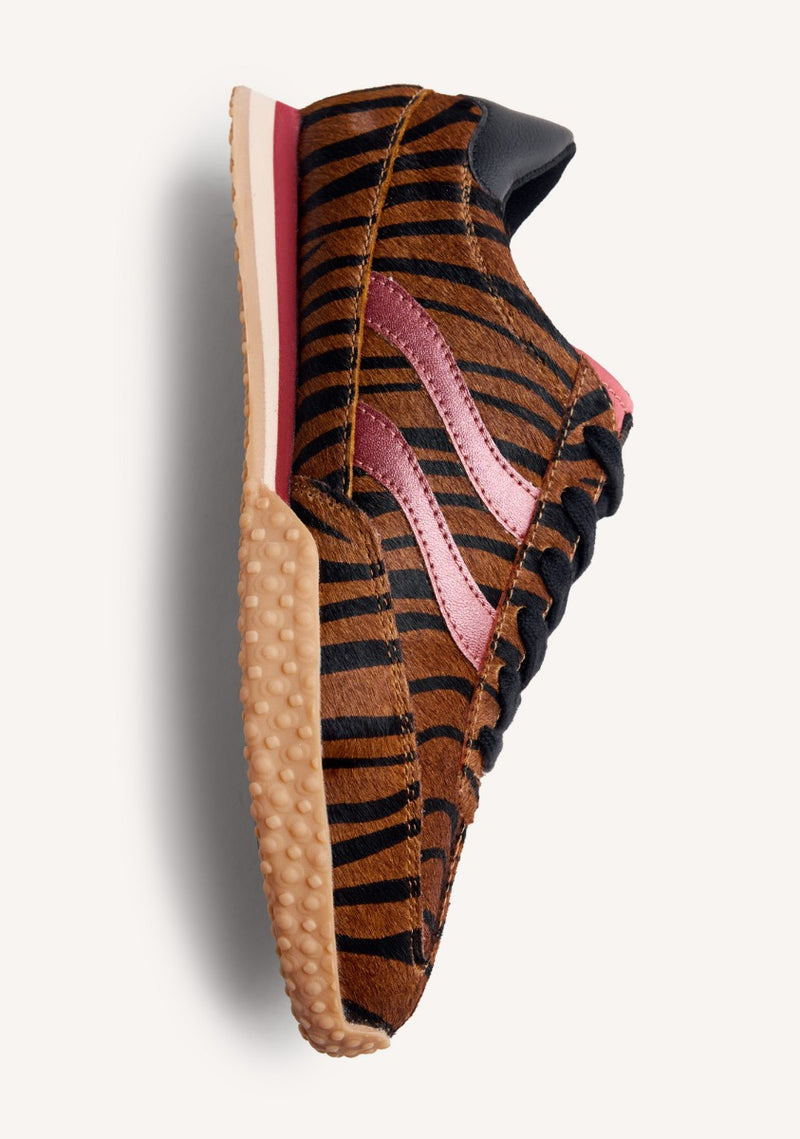 ZAPATILLAS PIEL ESTAMPADO ANIMAL HALSTAD