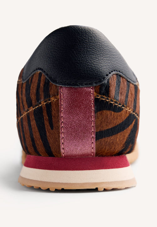 ANIMAL PRINT LEATHER SNEAKERS HALSTAD