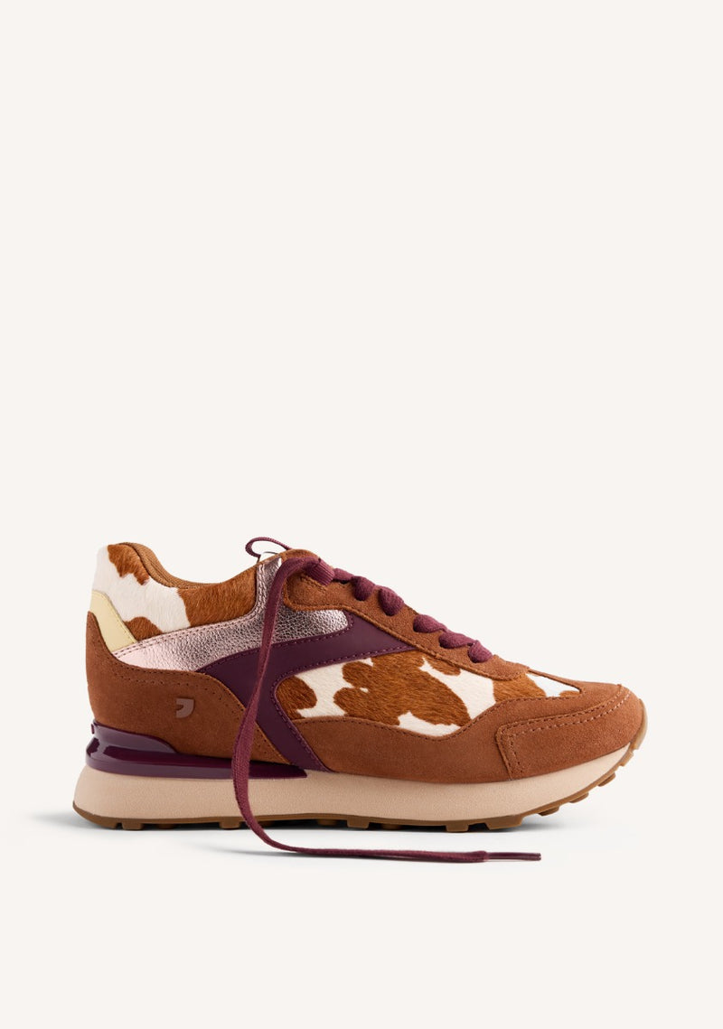 ZAPATILLAS PIEL ESTAMPADO ANIMAL CUÑA MACKFORD