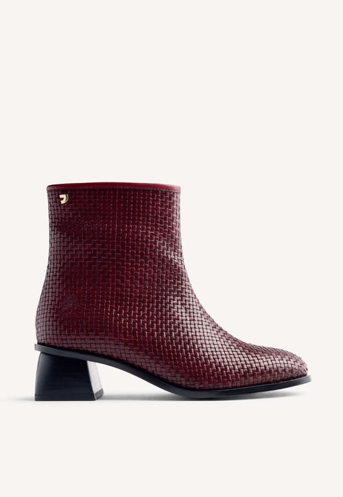 BOTTINES CUIR TRESSÉ BEXLEY