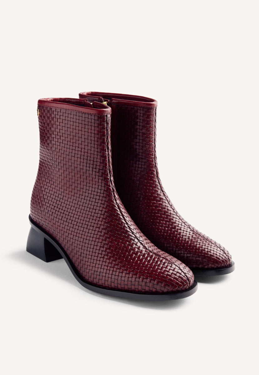 BOTINES PIEL TRENZADA BEXLEY