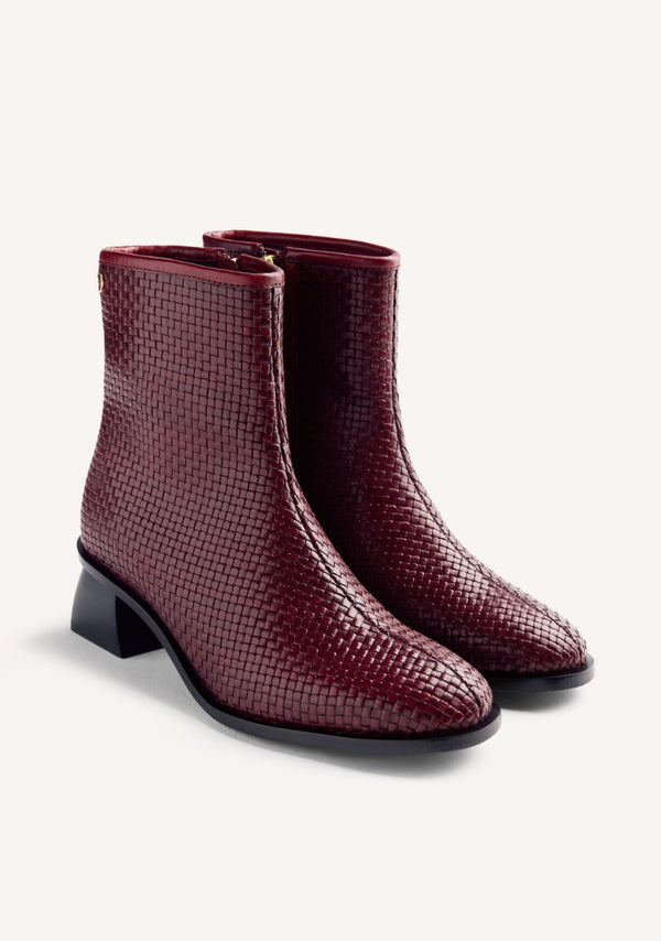 BOTINES PIEL TRENZADA BEXLEY
