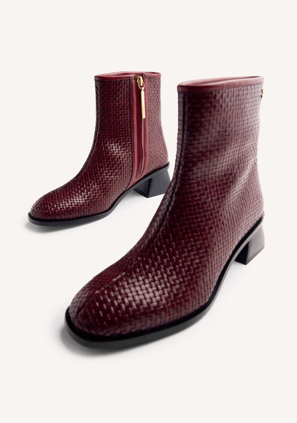 BOTINES PIEL TRENZADA BEXLEY