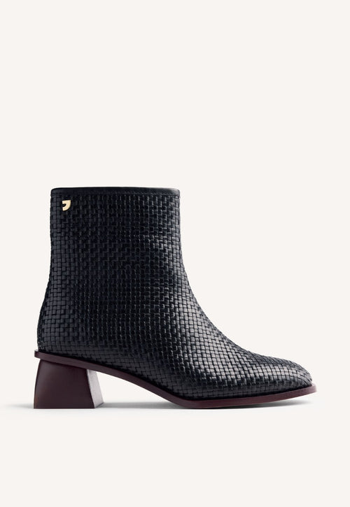 BRAIDED LEATHER BOOTS BEXLEY