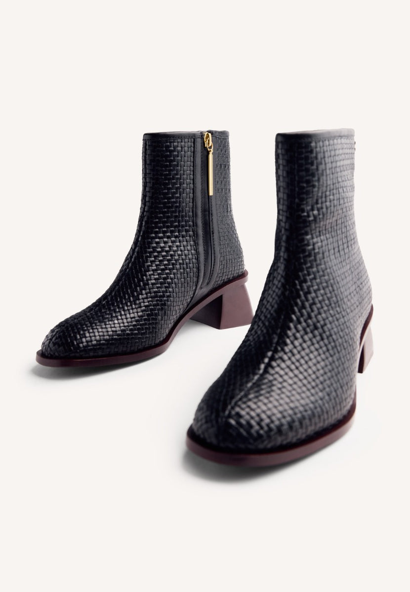 BOTINES PIEL TRENZADA BEXLEY