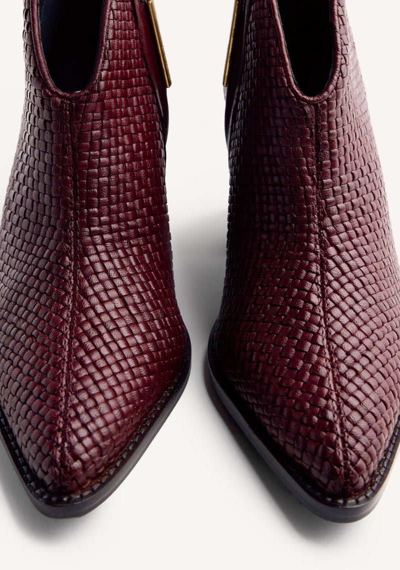 BOTINES PIEL TRENZADA  ERHARD