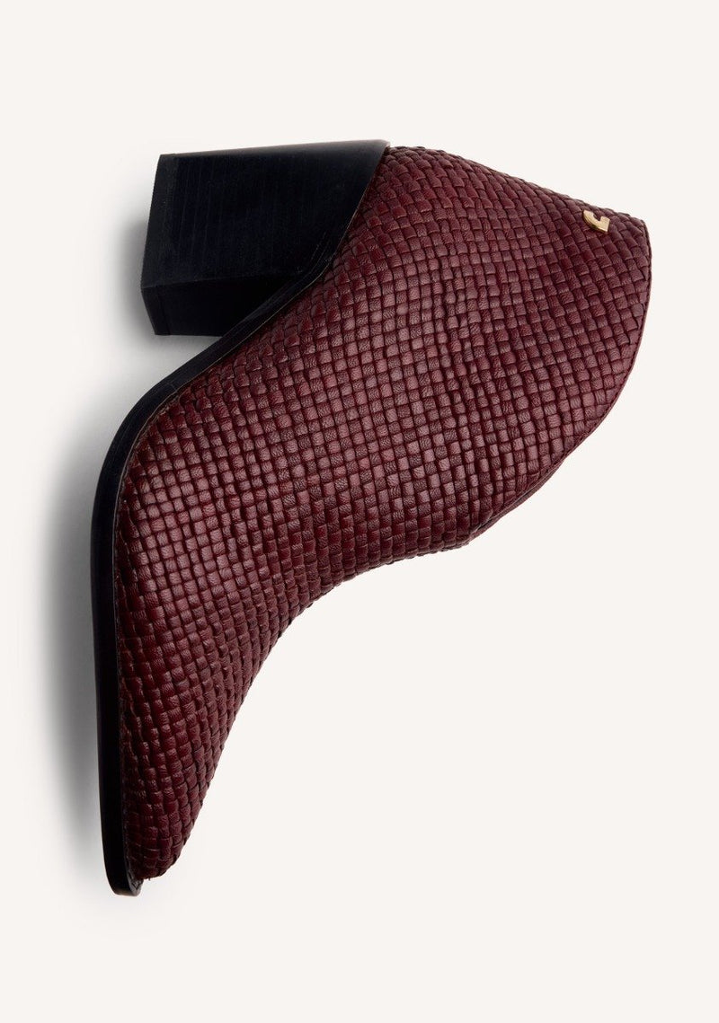 BOTINES PIEL TRENZADA  ERHARD