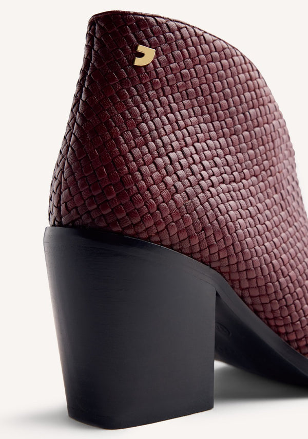 BOTINES PIEL TRENZADA  ERHARD