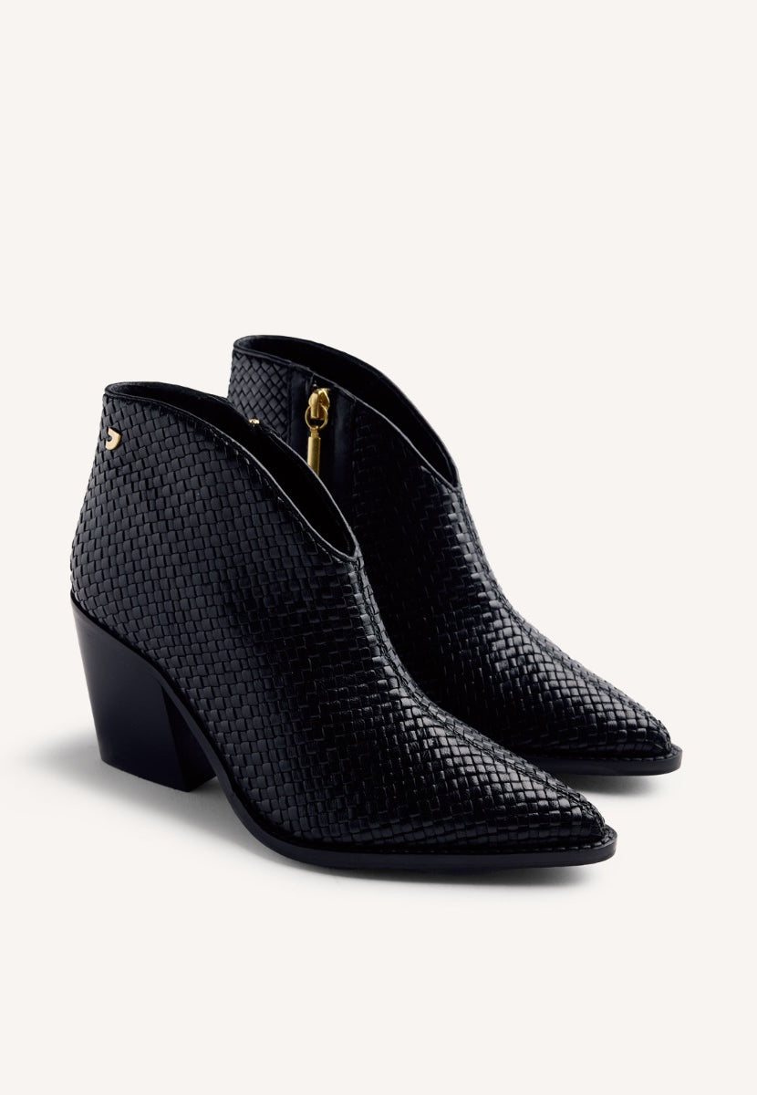 BOTINES PIEL TRENZADA  ERHARD