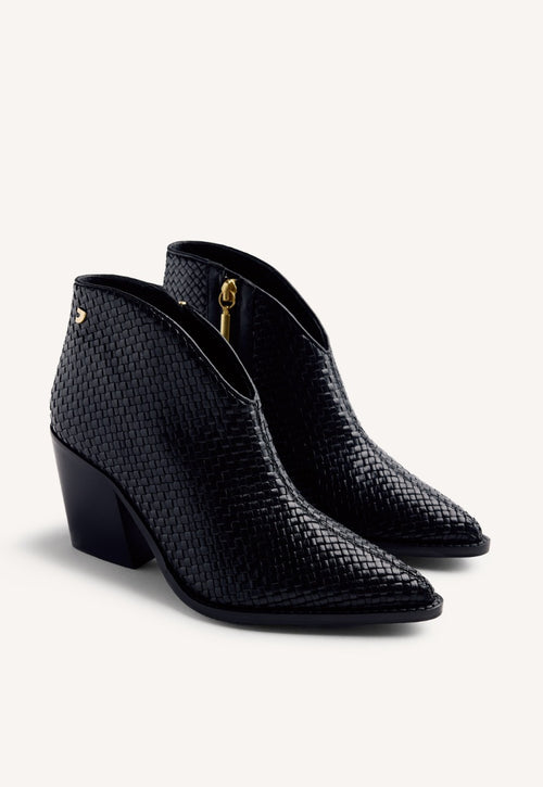 BRAIDED LEATHER BOOTS ERHARD